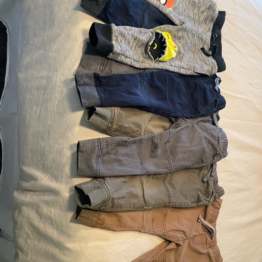 5 pairs Cat and Jack 3T pants